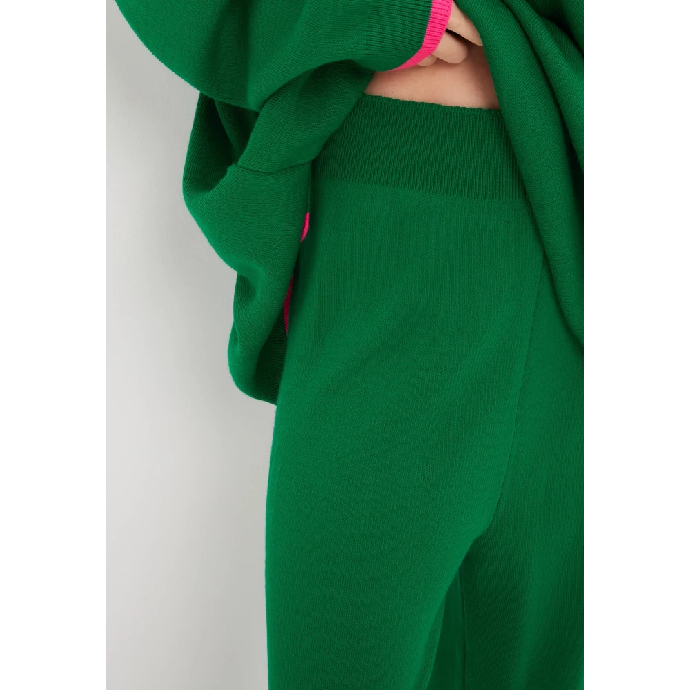 Cesare Gaspari Oversized Jogger set Groen Green Dames