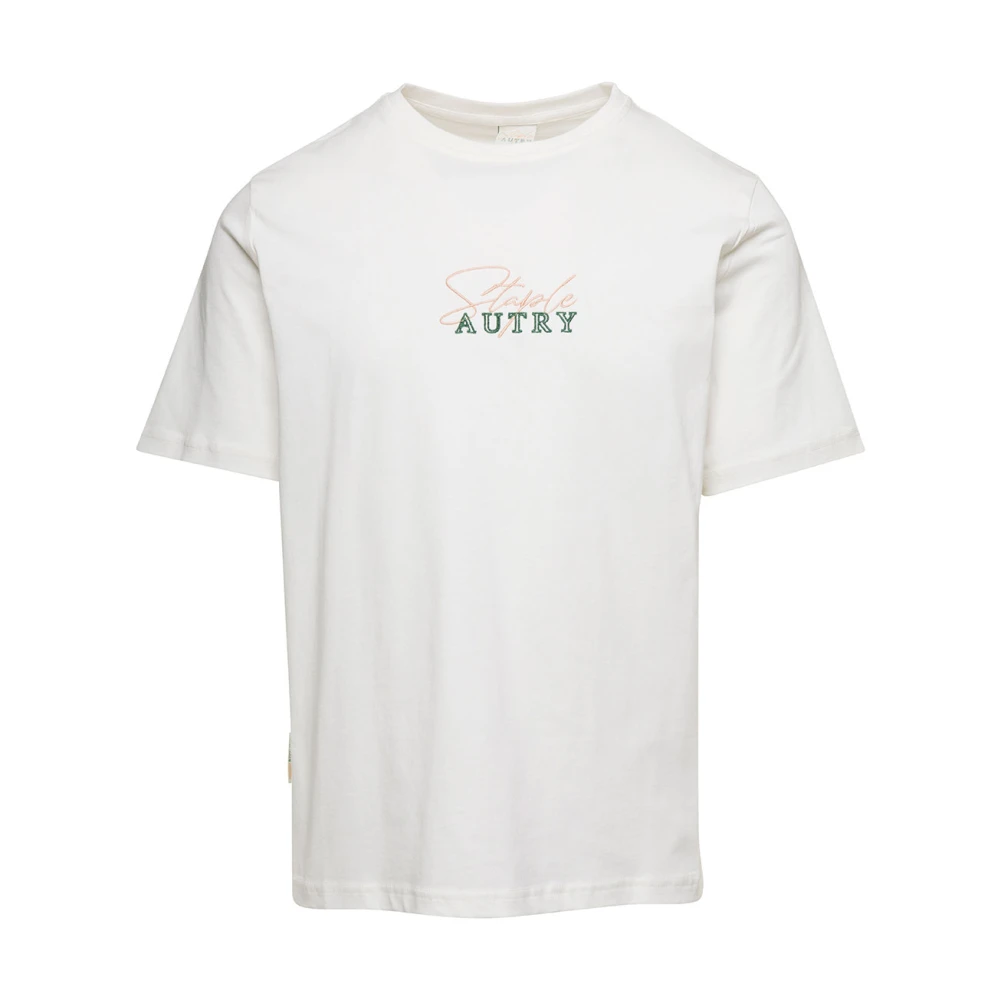 Autry T-shirt met ronde hals White Dames