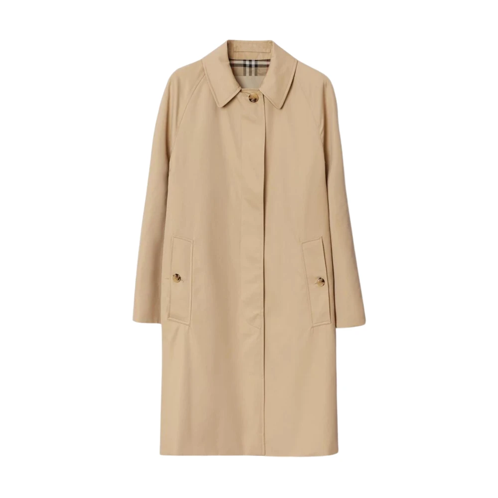 Burberry Stijlvolle Camden Jas Beige Dames