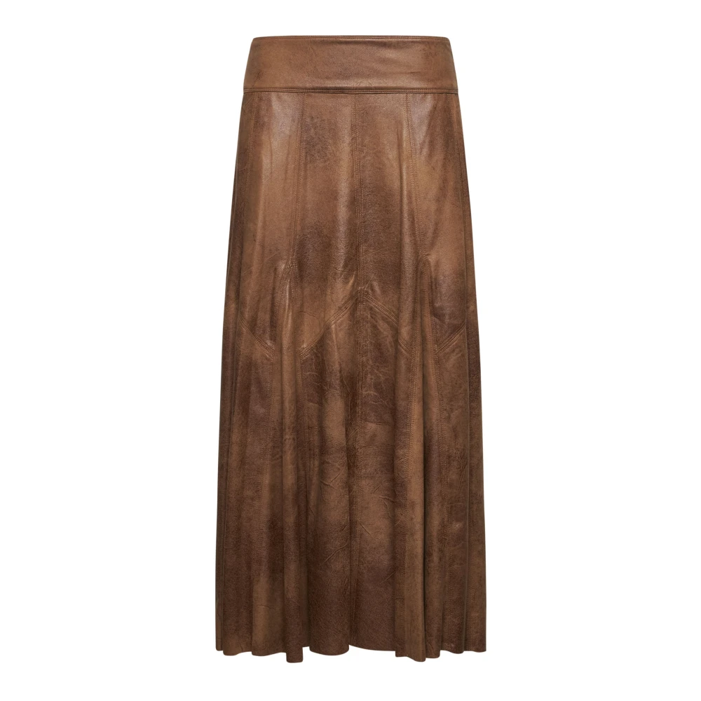 Isabel marant Brandy Rokken Collectie Brown Dames