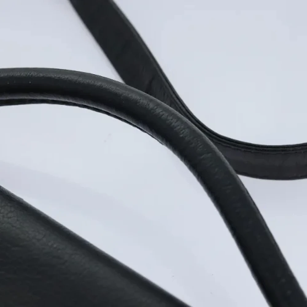 Dior Vintage Pre-owned Leather handbags Black Dames