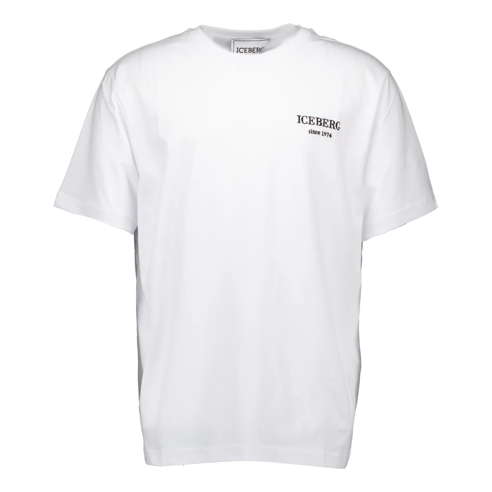 Iceberg Losse pasvorm T-shirt White Heren