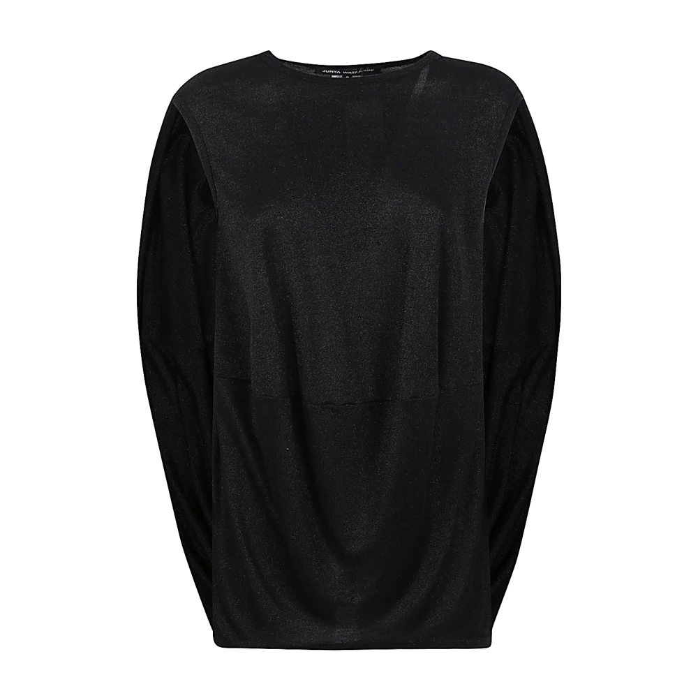Junya Watanabe Black Top With True-To-Size Fit - Female - Long Sleeve T-Shirts - M - Tops