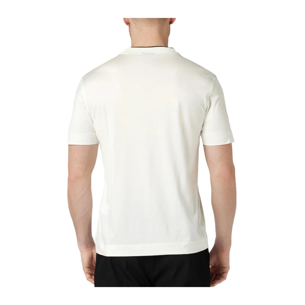 Emporio Armani 3D1Td4 1Juvz Logo T-Shirt White Heren