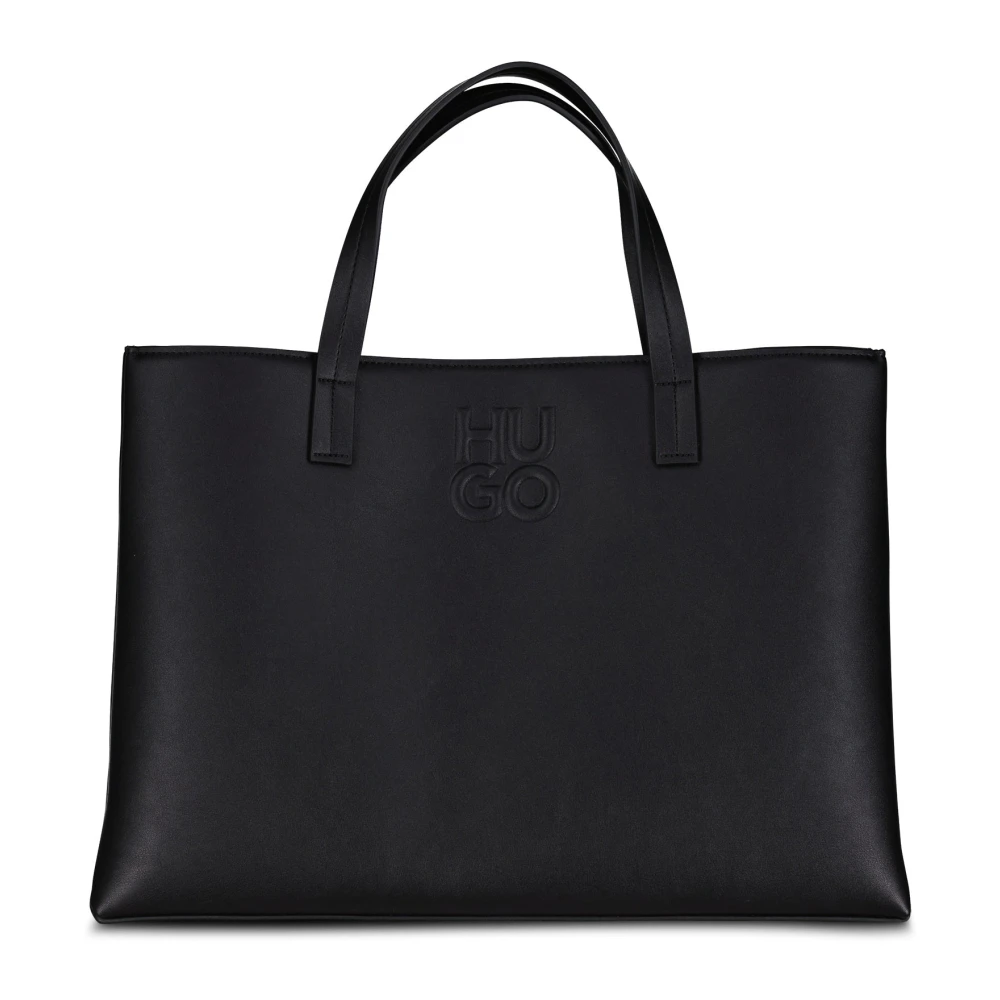 HUGO Crossbody bags Shopper mit Logo 48108741755226 in zwart