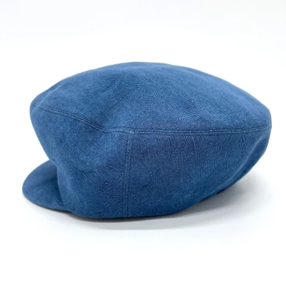 Hermès Vintage Pre-owned Fabric hats Blue Dames