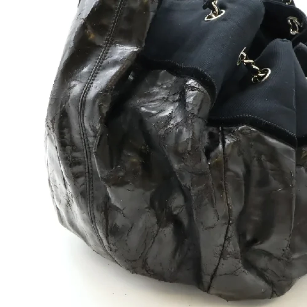 Chanel Vintage Pre-owned Plastic chanel-bags Black Dames