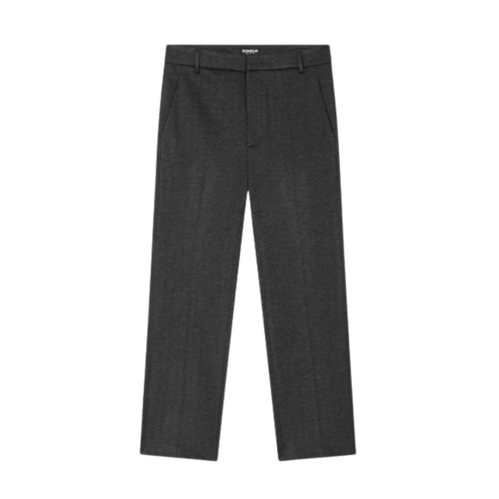 Dondup Loszittende Chino Broek Enkel Lengte Gray Dames