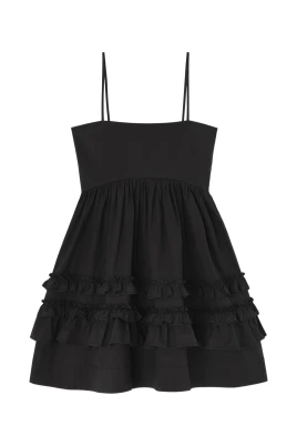 Ruffled Tiered Short Dress