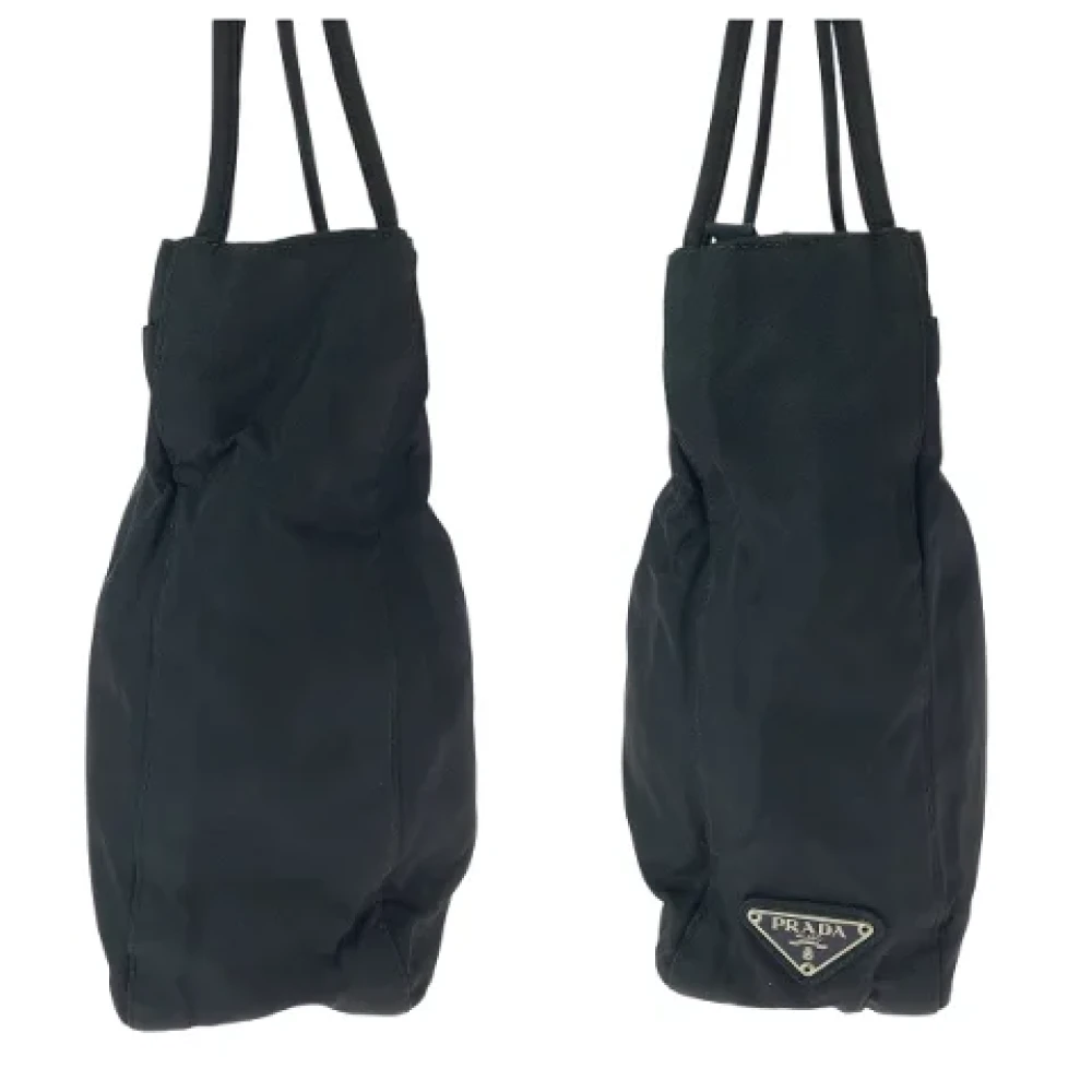 Prada Vintage Pre-owned Canvas totes Black Dames