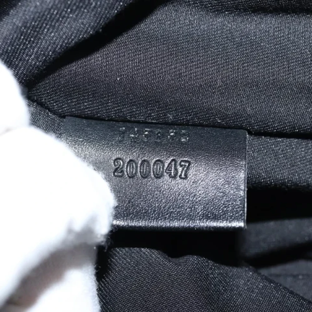 Gucci Vintage Pre-owned Fabric home-office Black Dames