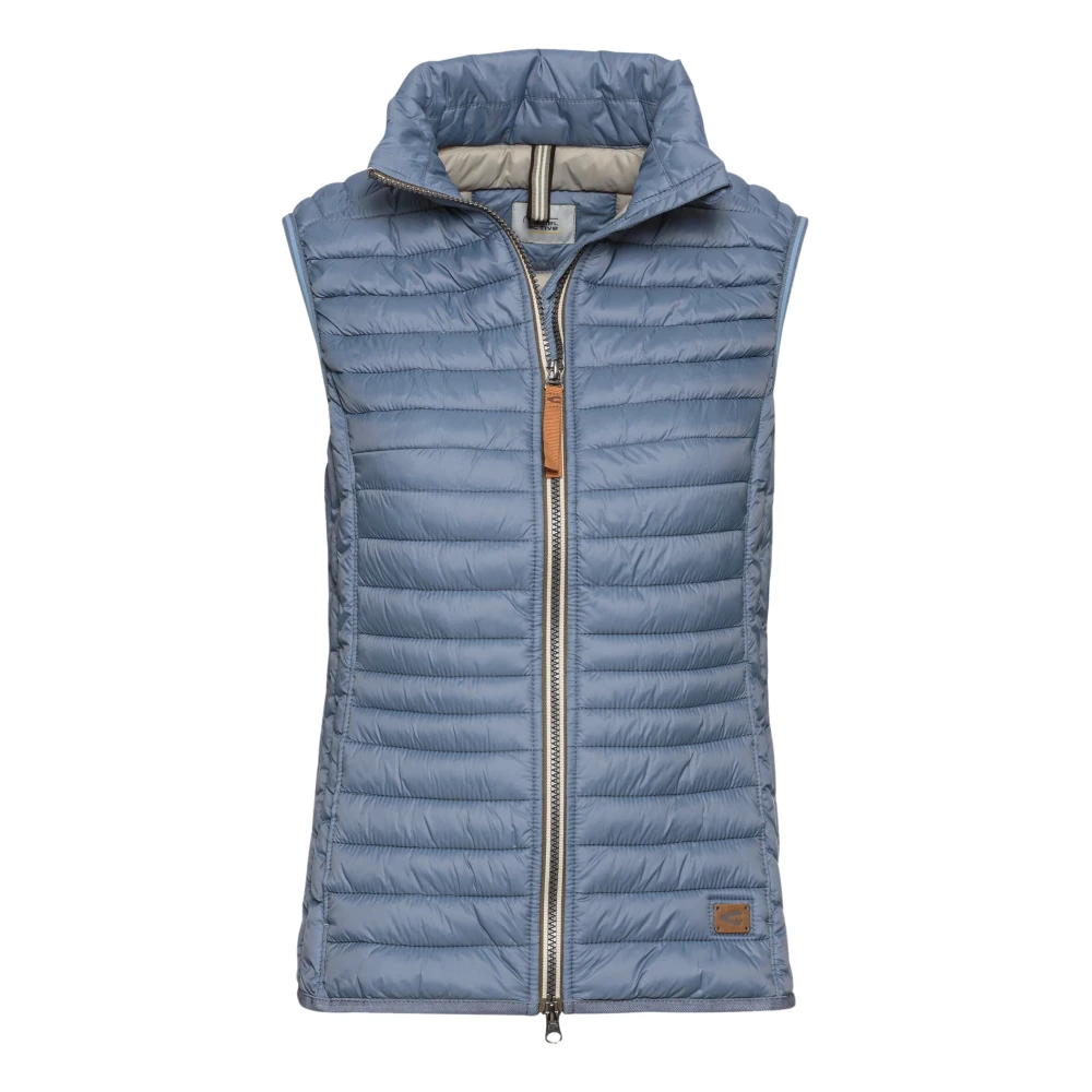 Camel active Gerecyclede Polyamide Vest Blue Dames