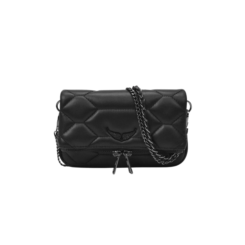 Zadig & Voltaire Rock Nano XL Bag Black, Dam