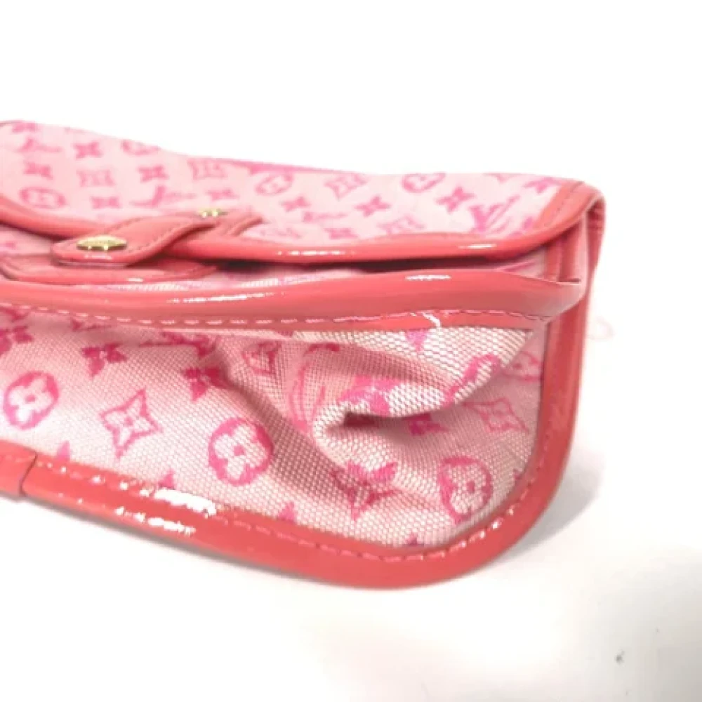 Louis Vuitton Vintage Pre-owned Canvas clutches Pink Dames