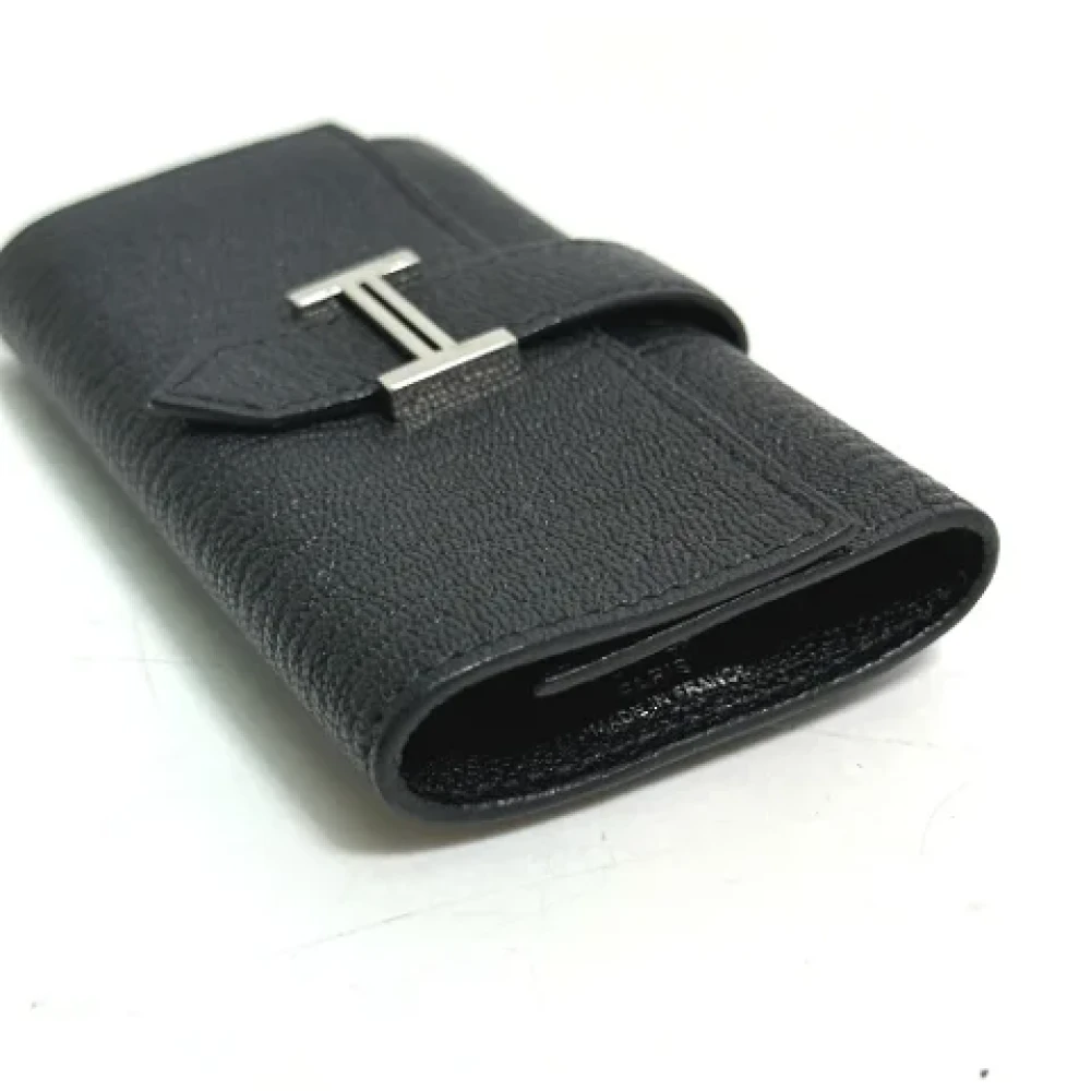 Hermès Vintage Pre-owned Leather home-office Black Dames