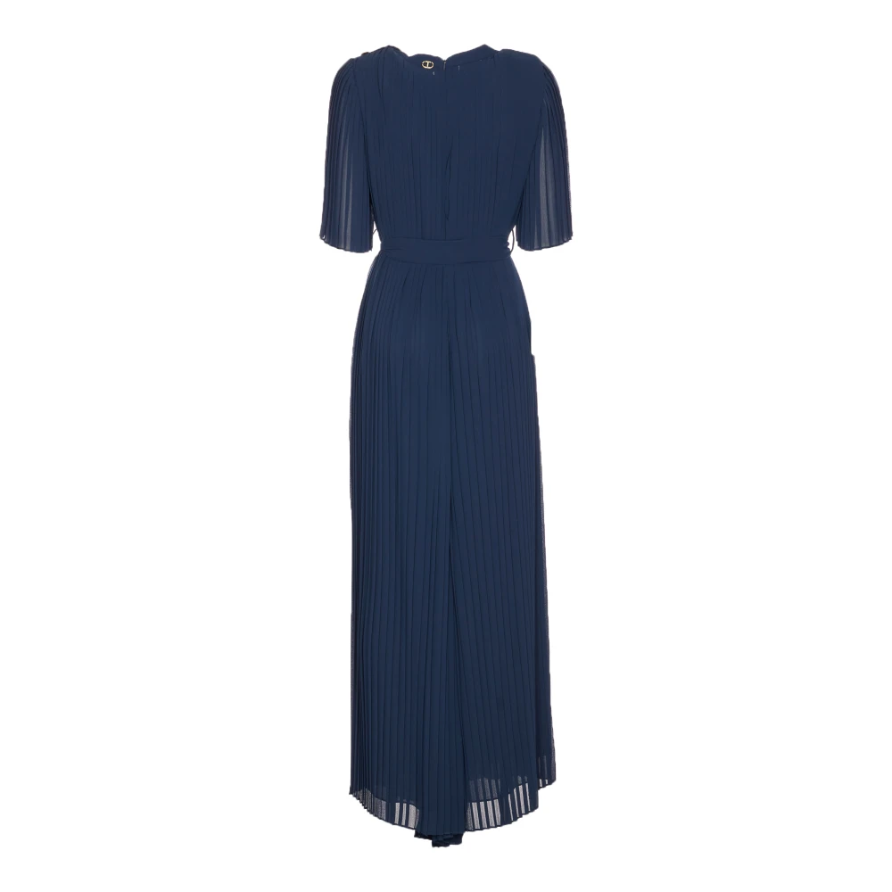 Twinset Blauw Gebreide Set Blue Dames