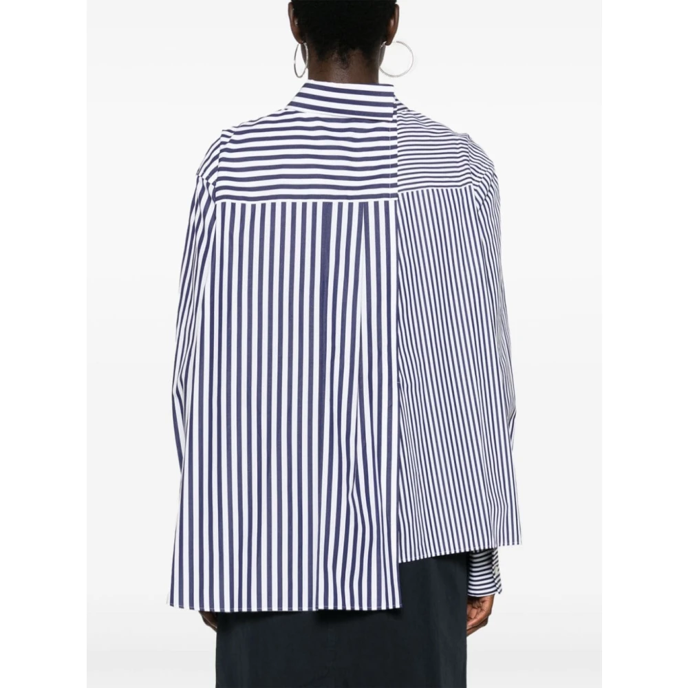 Sacai Blauw Bengal Streep Overhemd Blue Dames