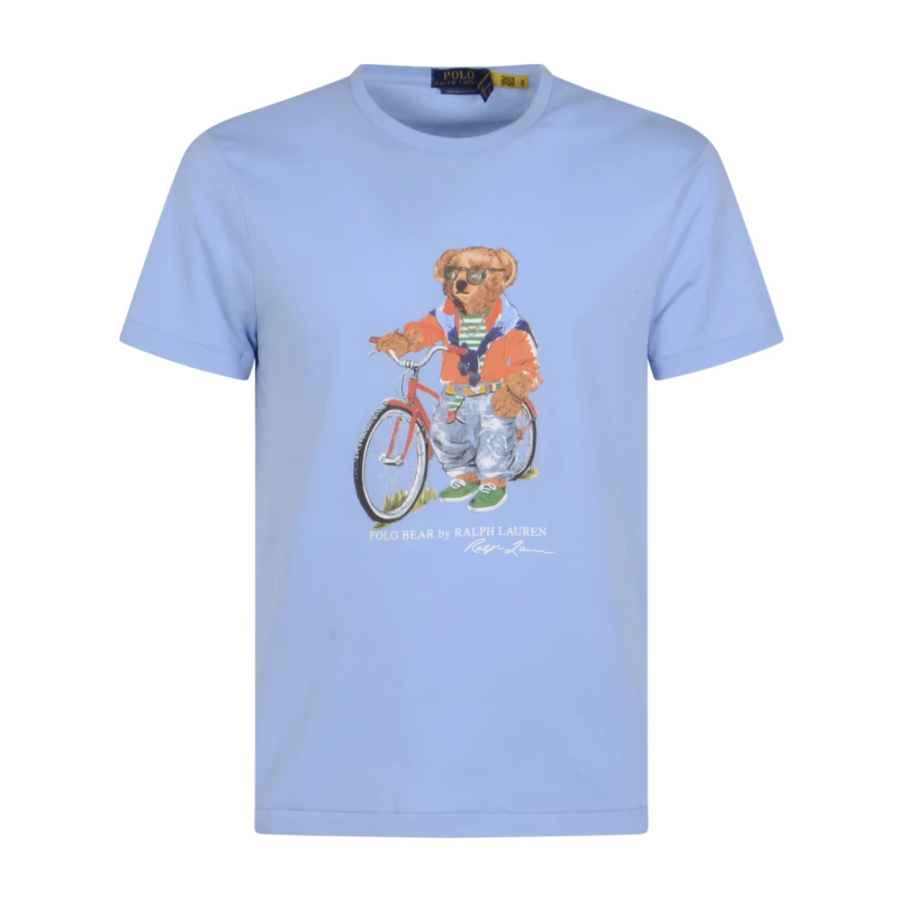 Polo Ralph Lauren Uomo Blu Knit T-Shirt