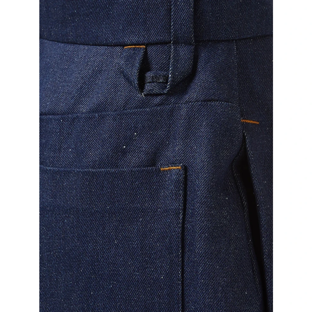 Jacquemus Denim Curzio Broek Blue Dames