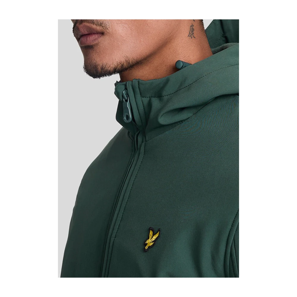 Lyle & Scott Elegante Softshell Fleece Jas Green Heren