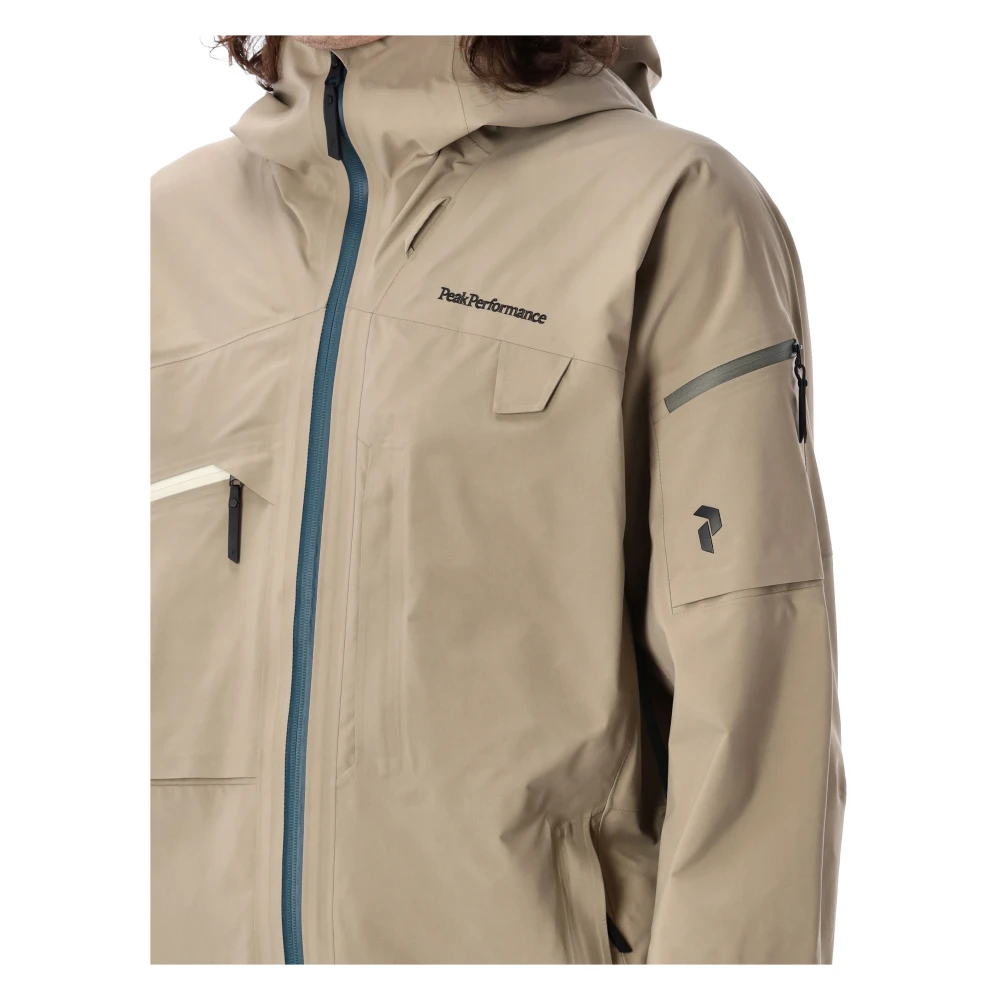 Peak Performance Beige Skiwear Jas Alpine Gore-Tex Beige Heren