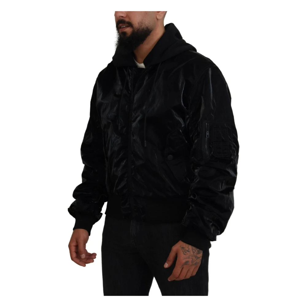 Dolce & Gabbana Bomber Jackets Black Heren