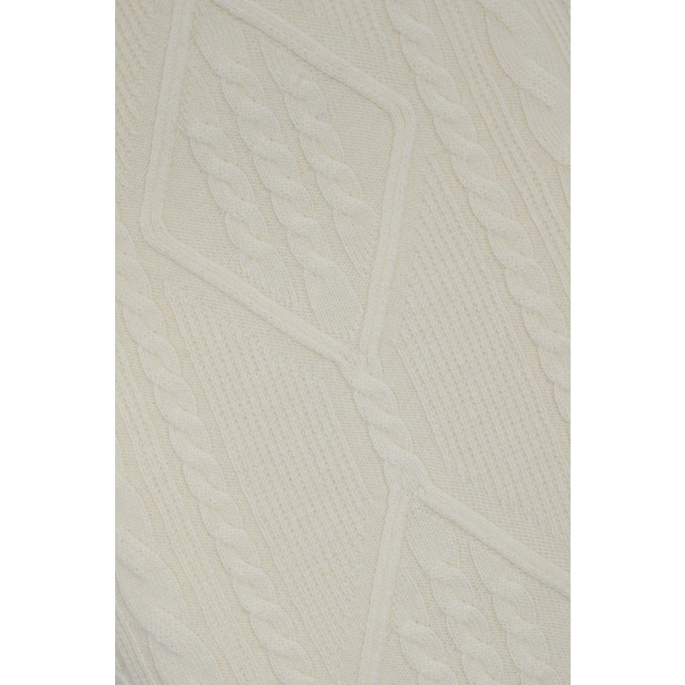 D.Exterior Gevlochten Kasjmier Zijde Wol Rok Beige Dames