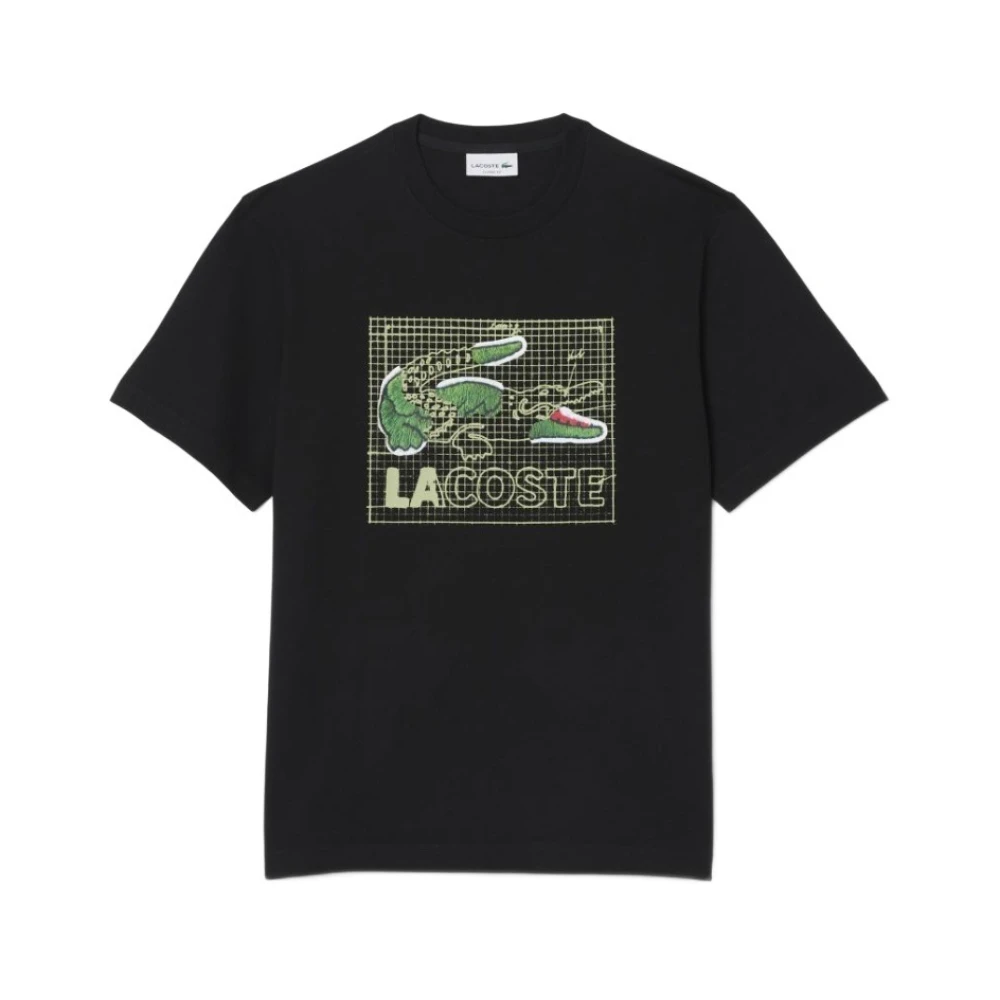 Lacoste Uomo Nero Top, M, New,