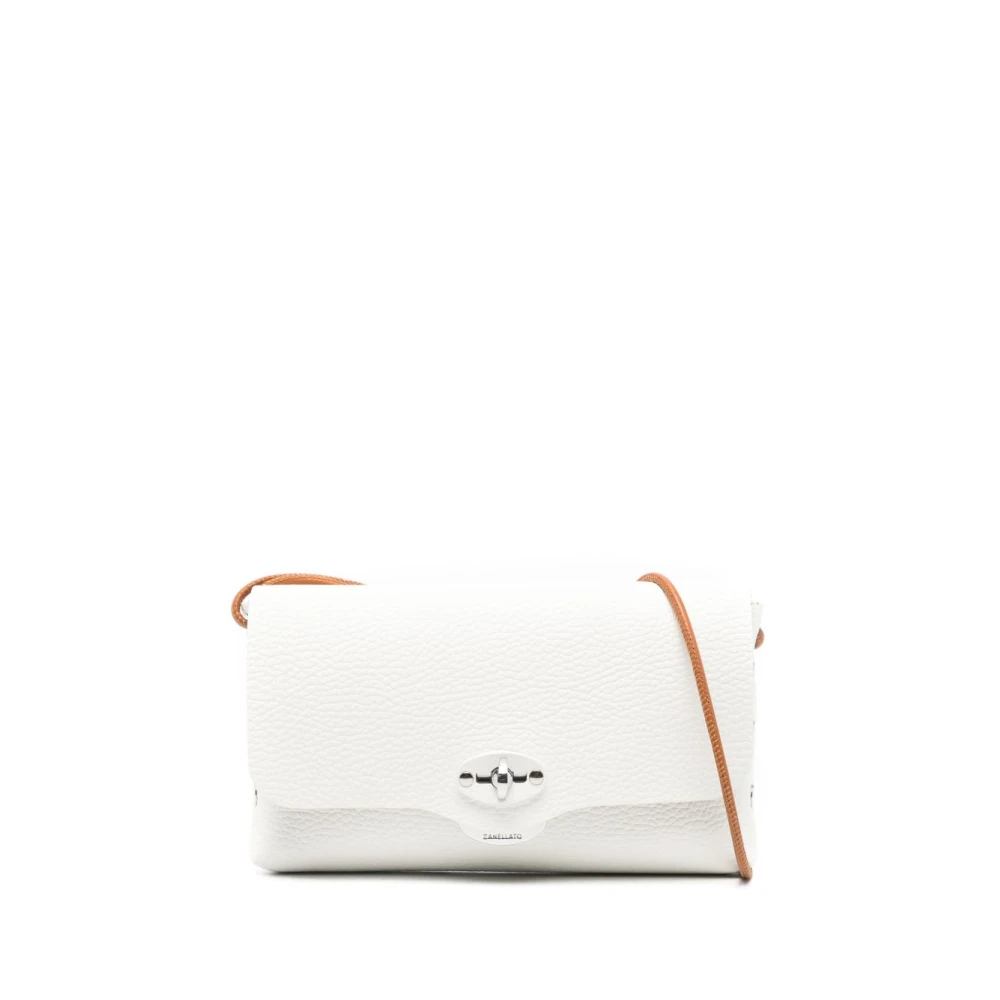 Zanellato Vit Läder Clutch Väska White, Dam