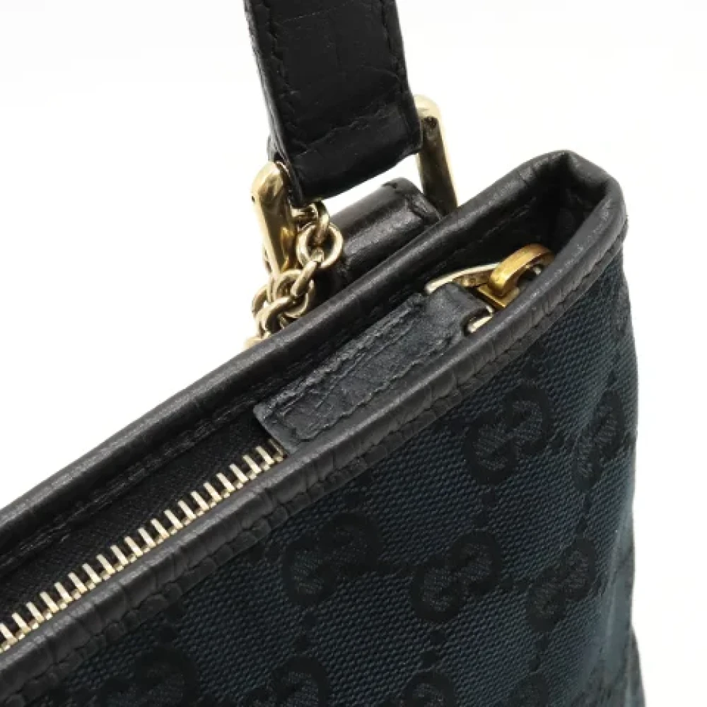 Gucci Vintage Pre-owned Canvas gucci-bags Black Dames