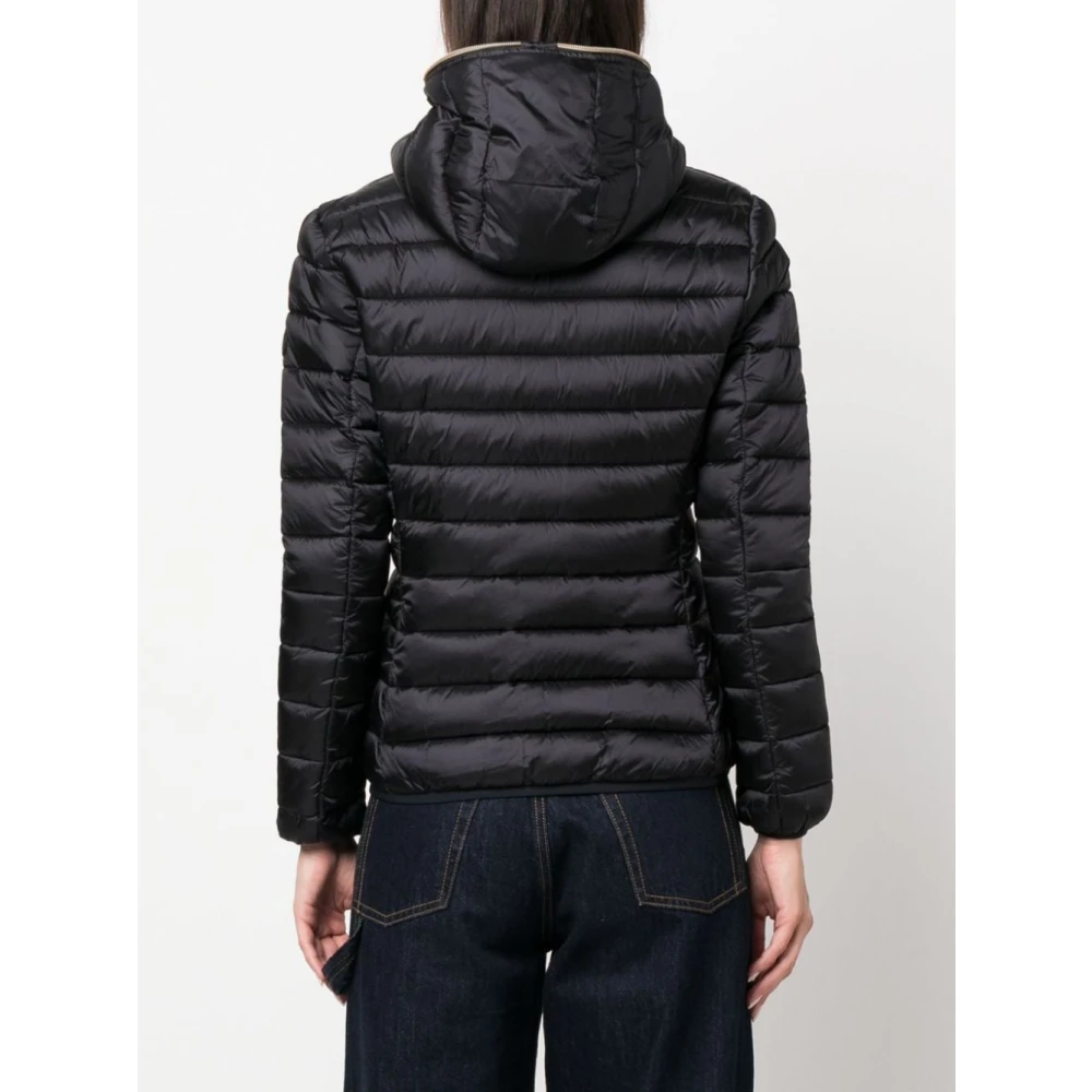 Save The Duck Alexis Hooded Pufferjas Brown Dames