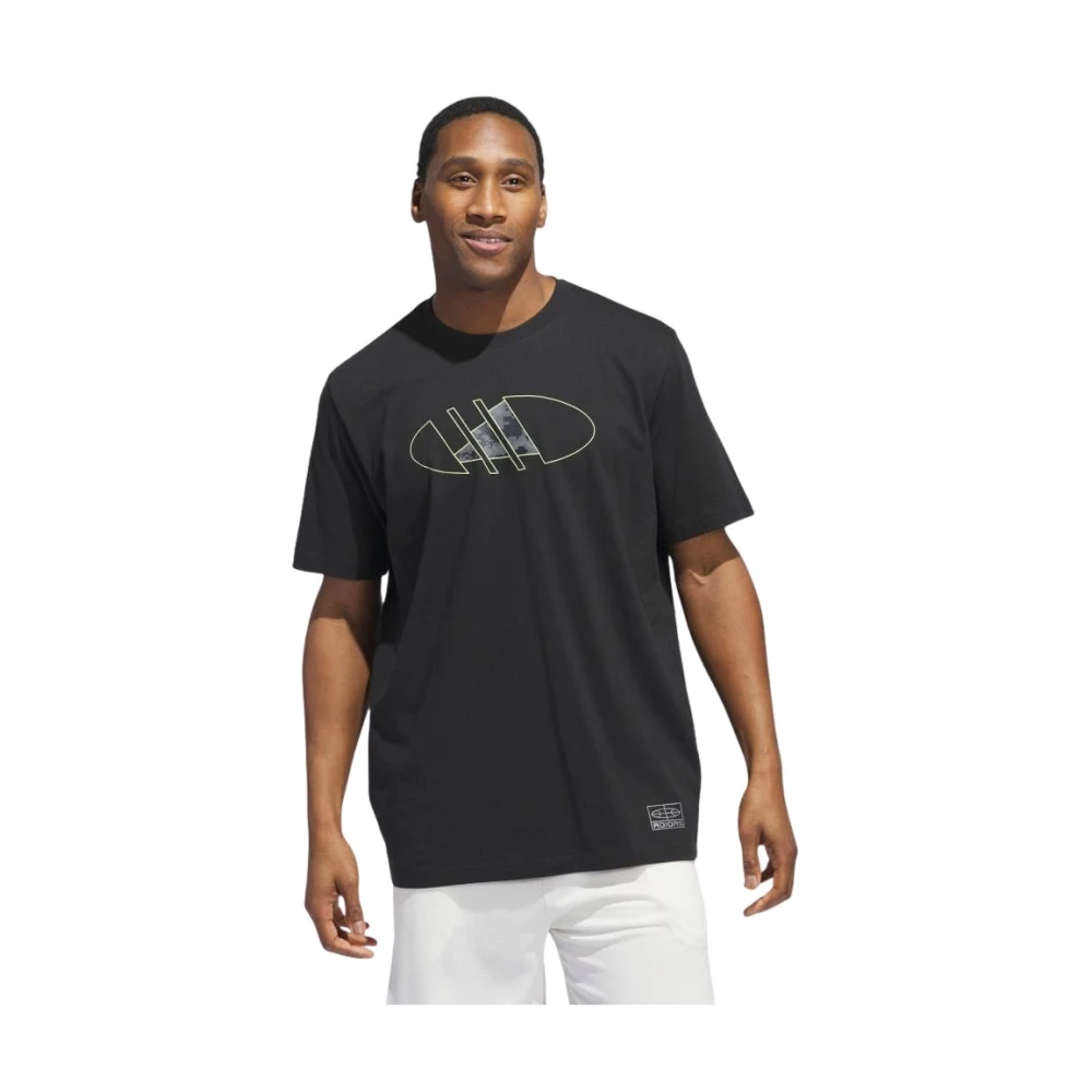 Adidas Retro Logo Tee Black Heren