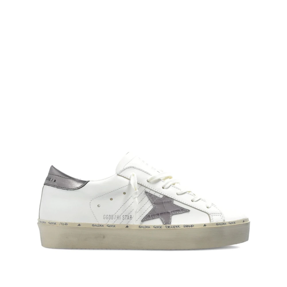 Golden Goose Women's White Sneakers, 2 Uk, Hi Star Trainers