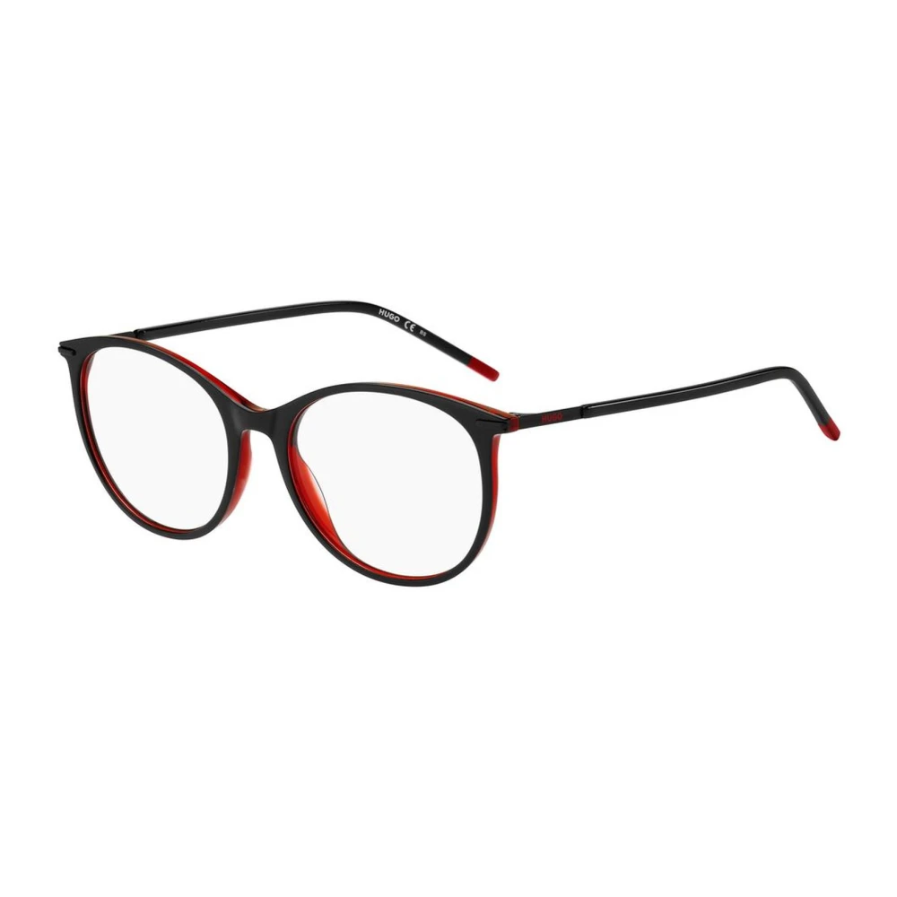 Hugo Boss Zwarte Acetaatframe Zonnebril voor Vrouwen Black Dames