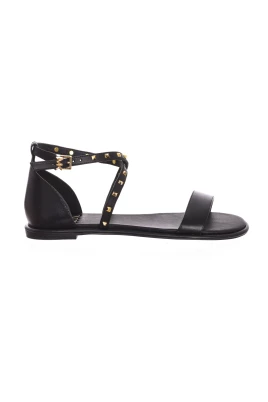 Astrid Sandal med Nitar i Läder