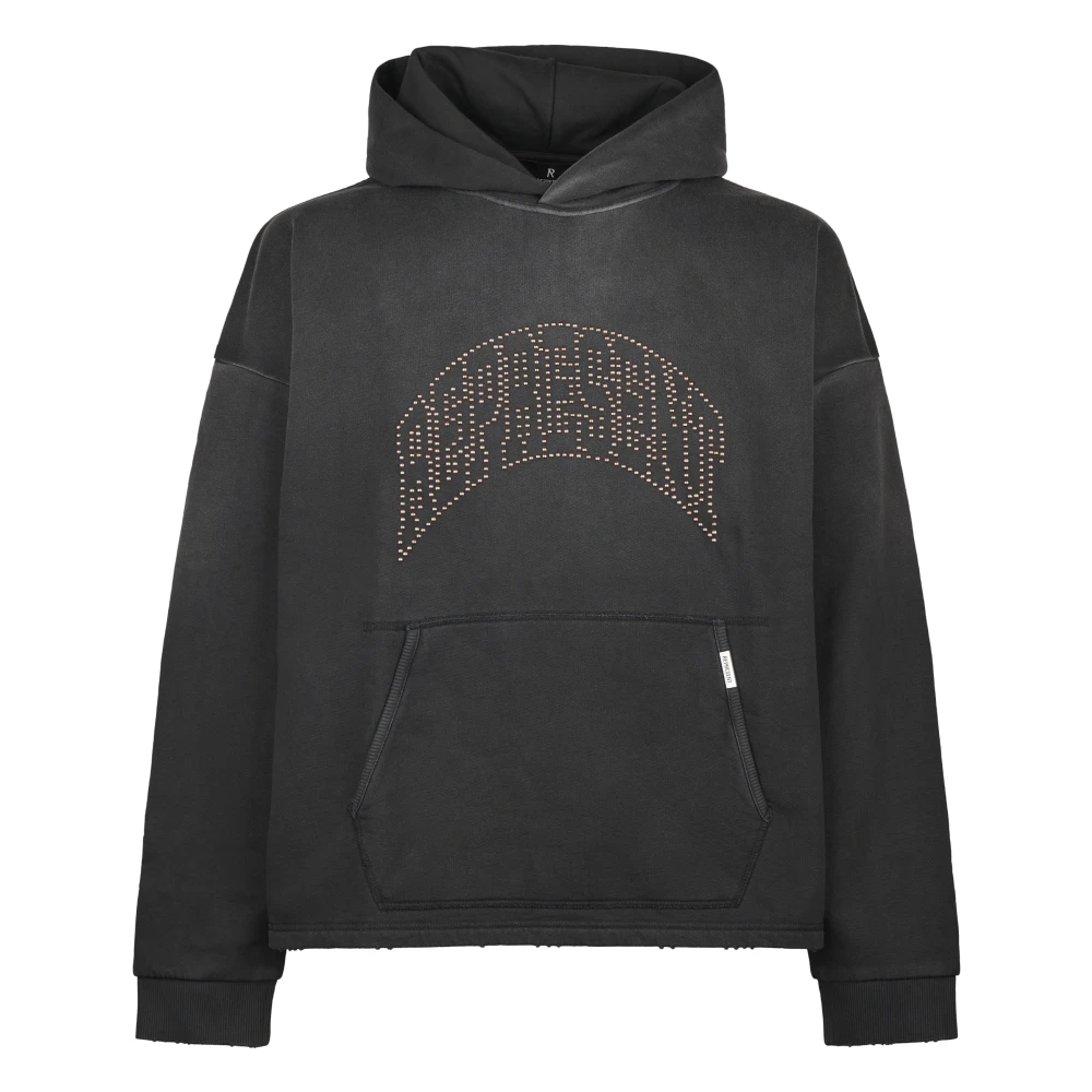 Represent Men's Black Hoodies, L, Embellished T-Hoodie