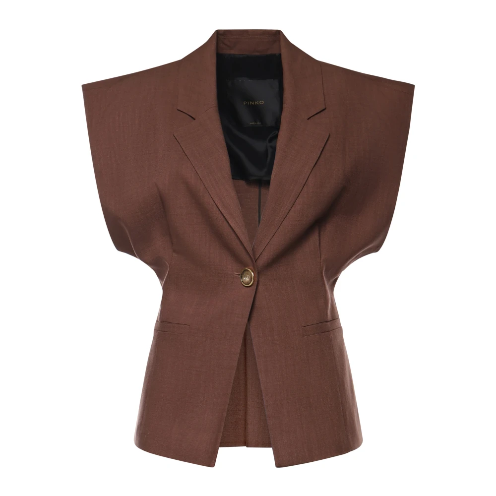 Pinko , Damen, Jacken, Braun, L 