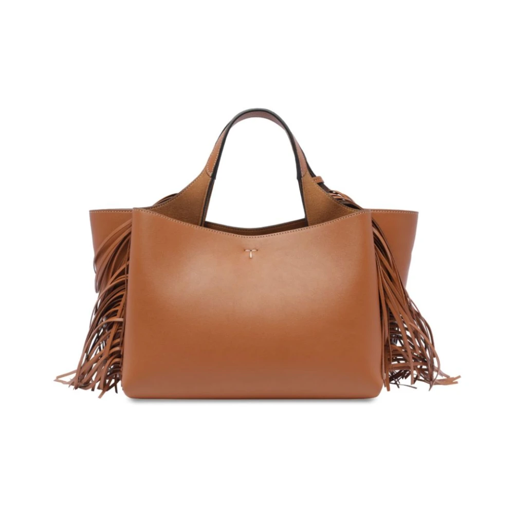 TOD'S Bruine Karabijnsluiting Schoudertas Brown Dames