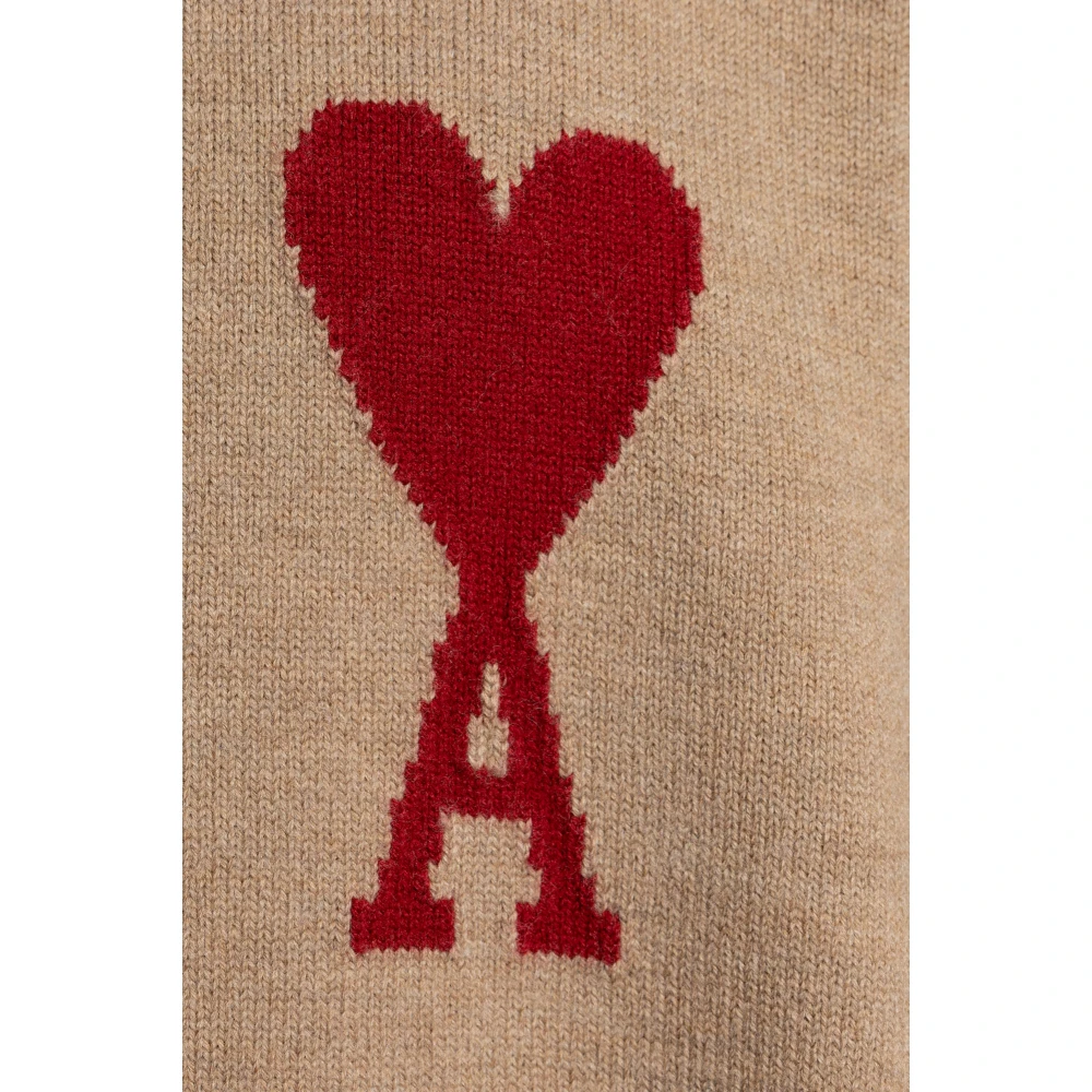 Ami Paris Wollen trui Beige Heren
