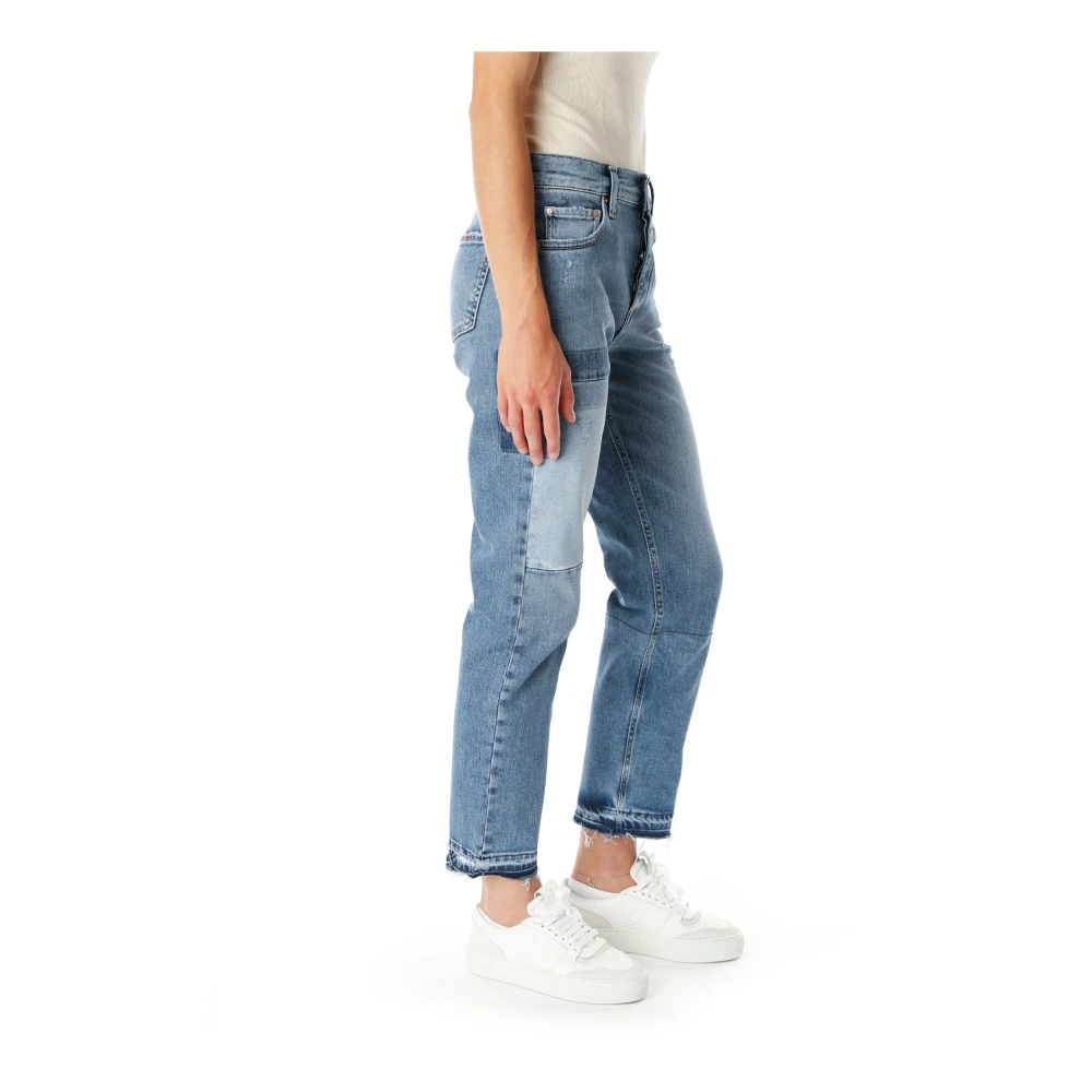 Replay Cropped Jeans Blue Dames