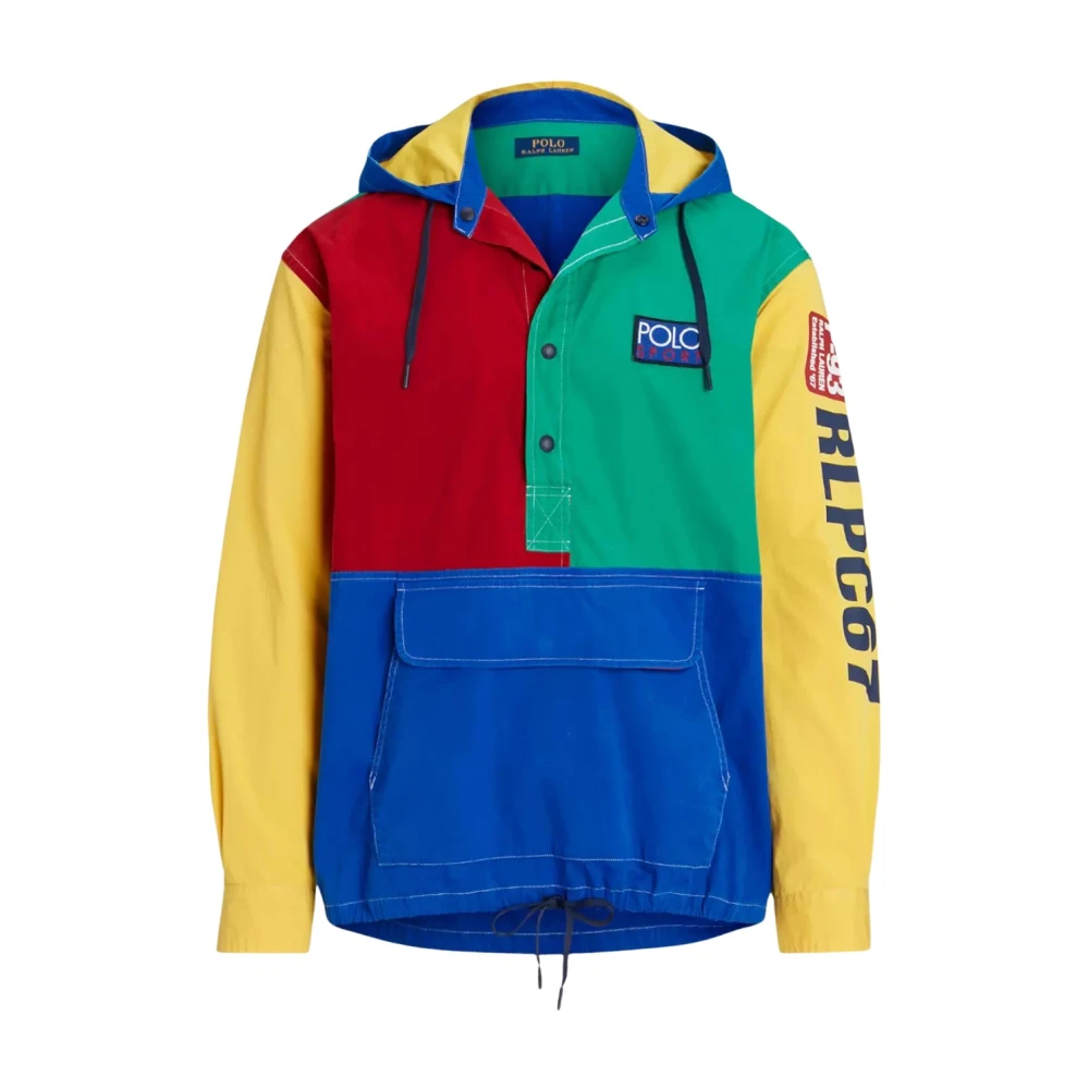 Ralph Lauren Kleurrijk Jas met Capuchon en Logo Multicolor Heren