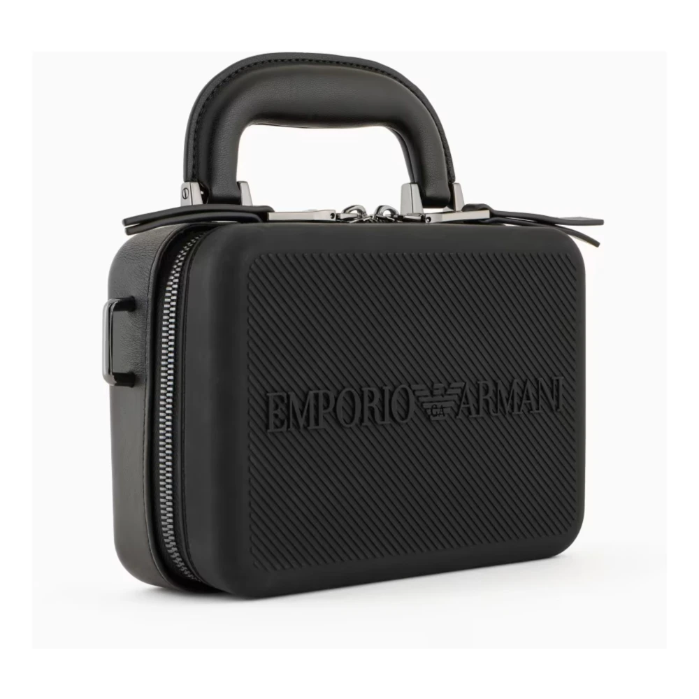 Emporio Armani Stijlvolle Schoudertas Black Heren