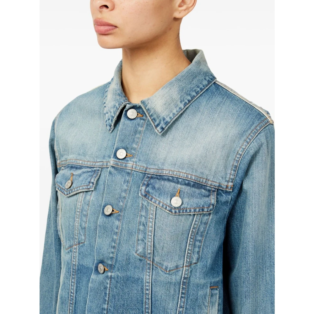 MM6 Maison Margiela Denim Jack Blue Dames