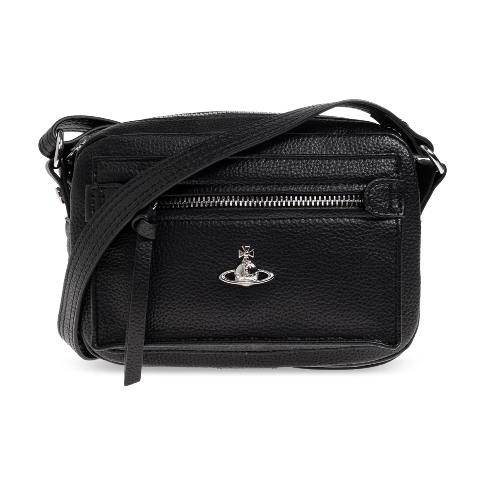 Vivienne Westwood Unisex Nero Hannah Shoulder Bag