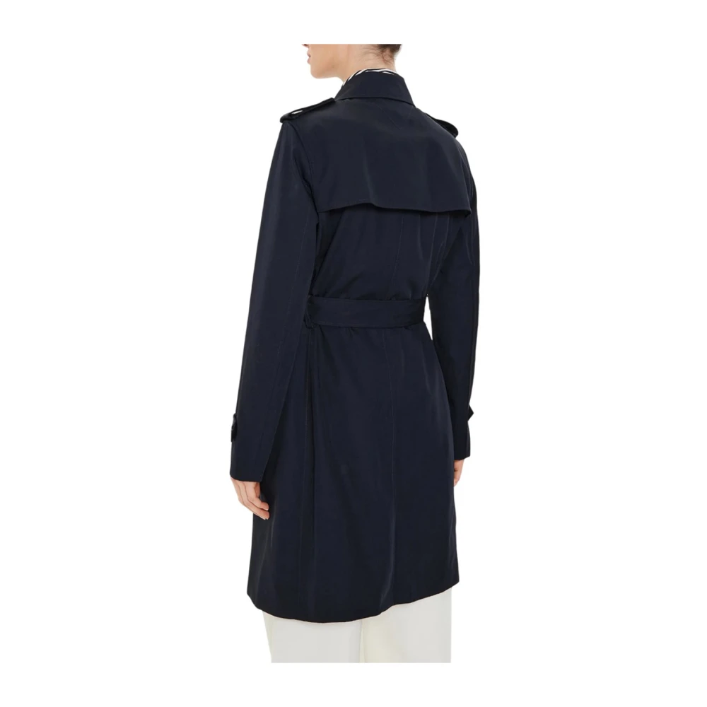 Tommy Hilfiger Klassieke Trenchcoat Blue Dames