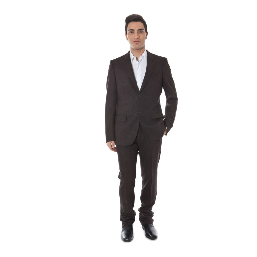 Calvin Klein Bruine Klassieke Herenjas Brown Heren