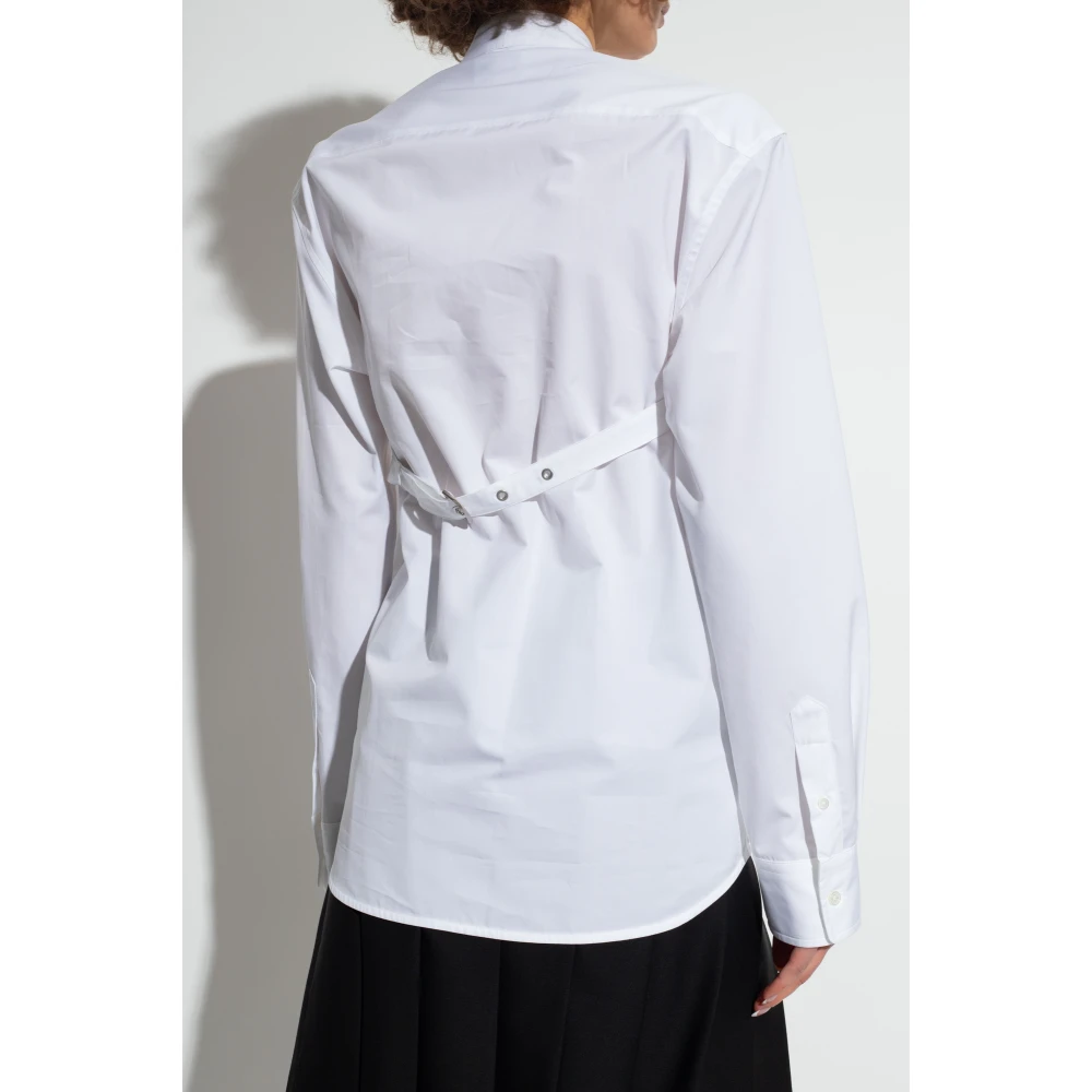 Off White Katoenen shirt White Dames