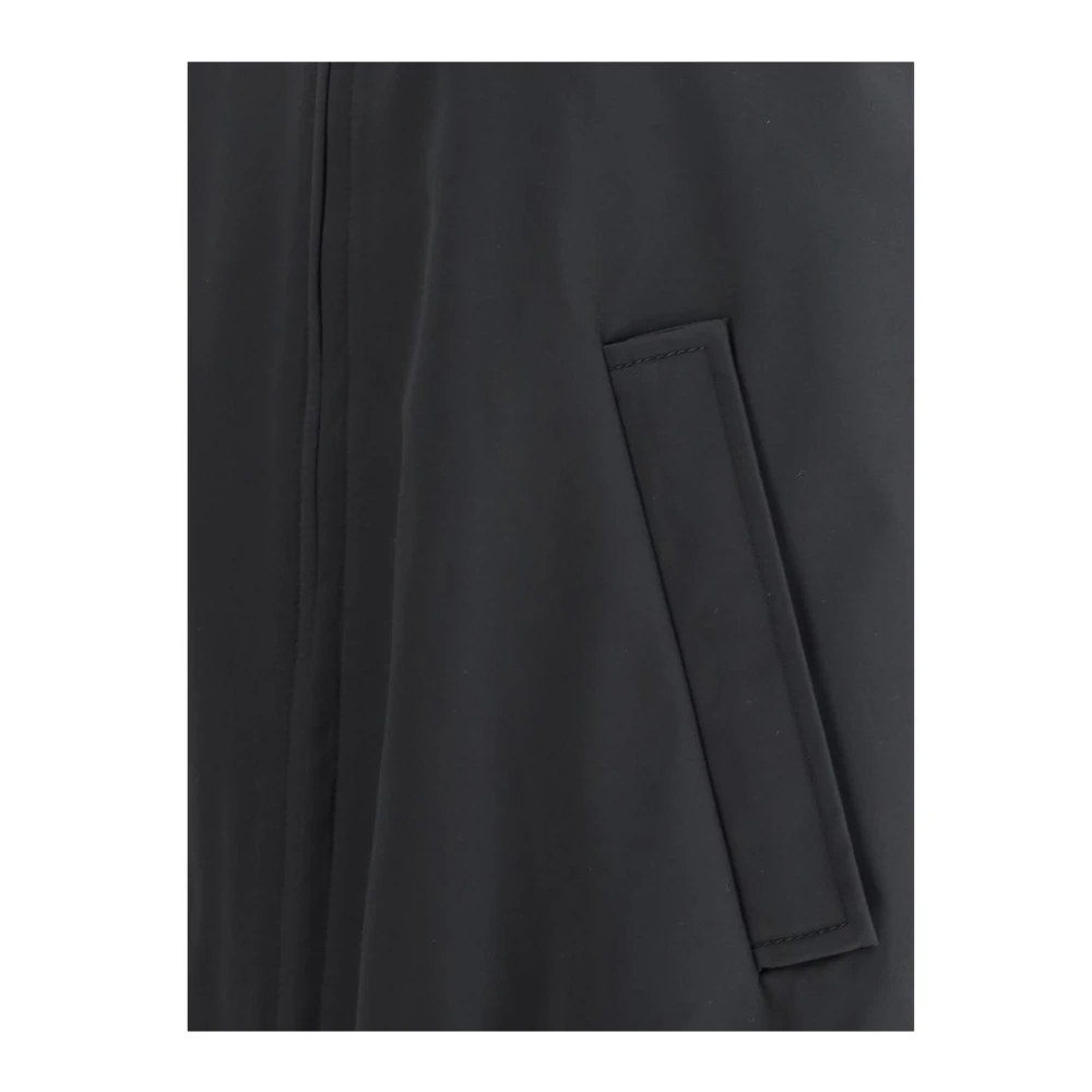Marni Logoed Rits Gewatteerd Vest Klassieke Kraag Black Dames