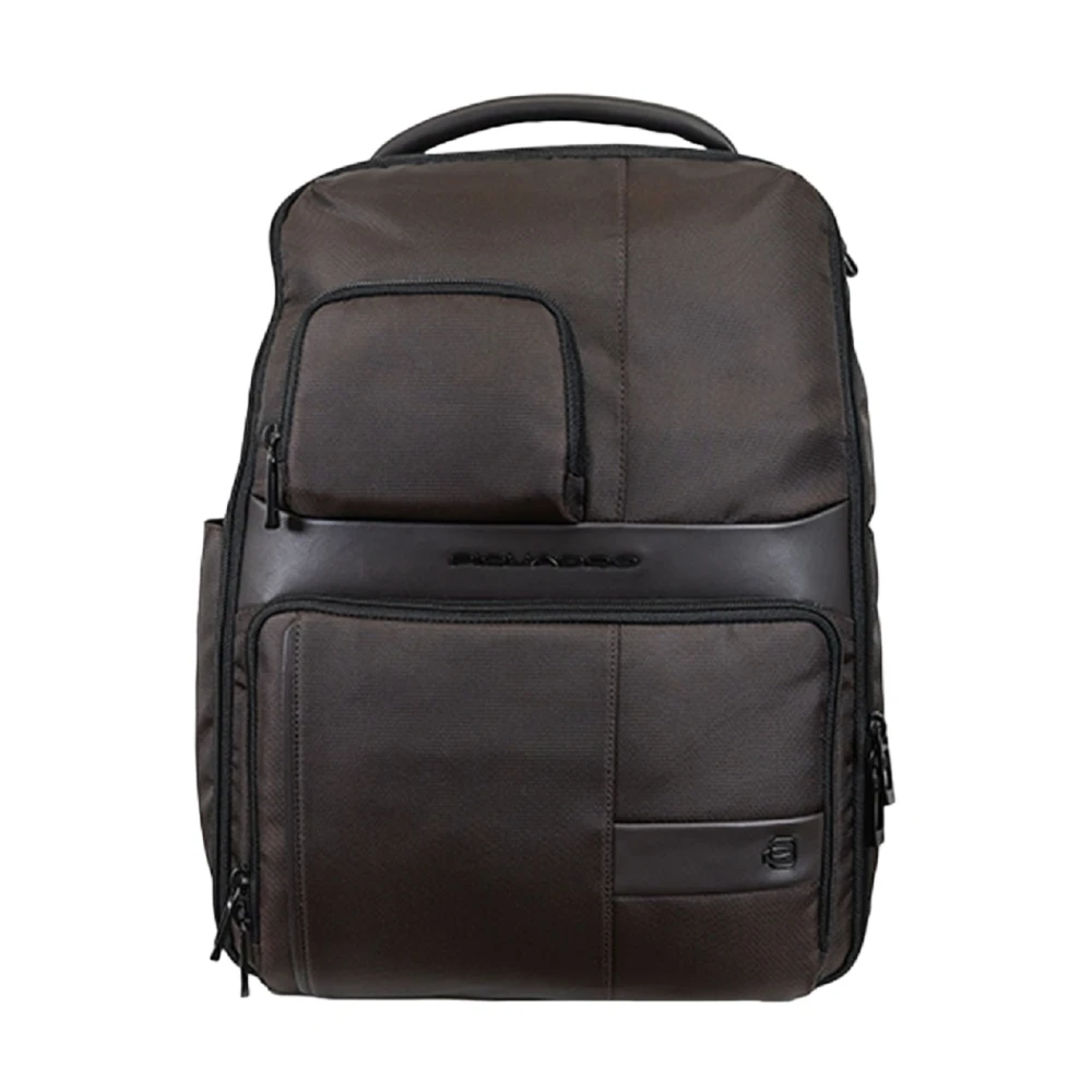 Piquadro Donkerbruine Bucket Bag Rugzak Brown Heren