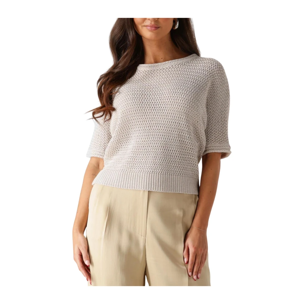 Beaumont Hearty Pullover Sweaters & Vests Beige Dames